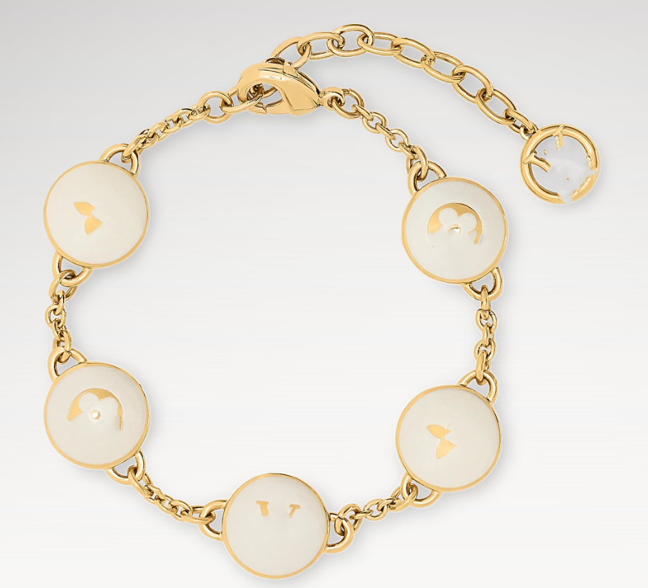 With BOX Letter Diamond Clover charm chain bracelets 18K Gold Jewelry for women fashion high end Elegant Classic Gold plated Wristband bracelet