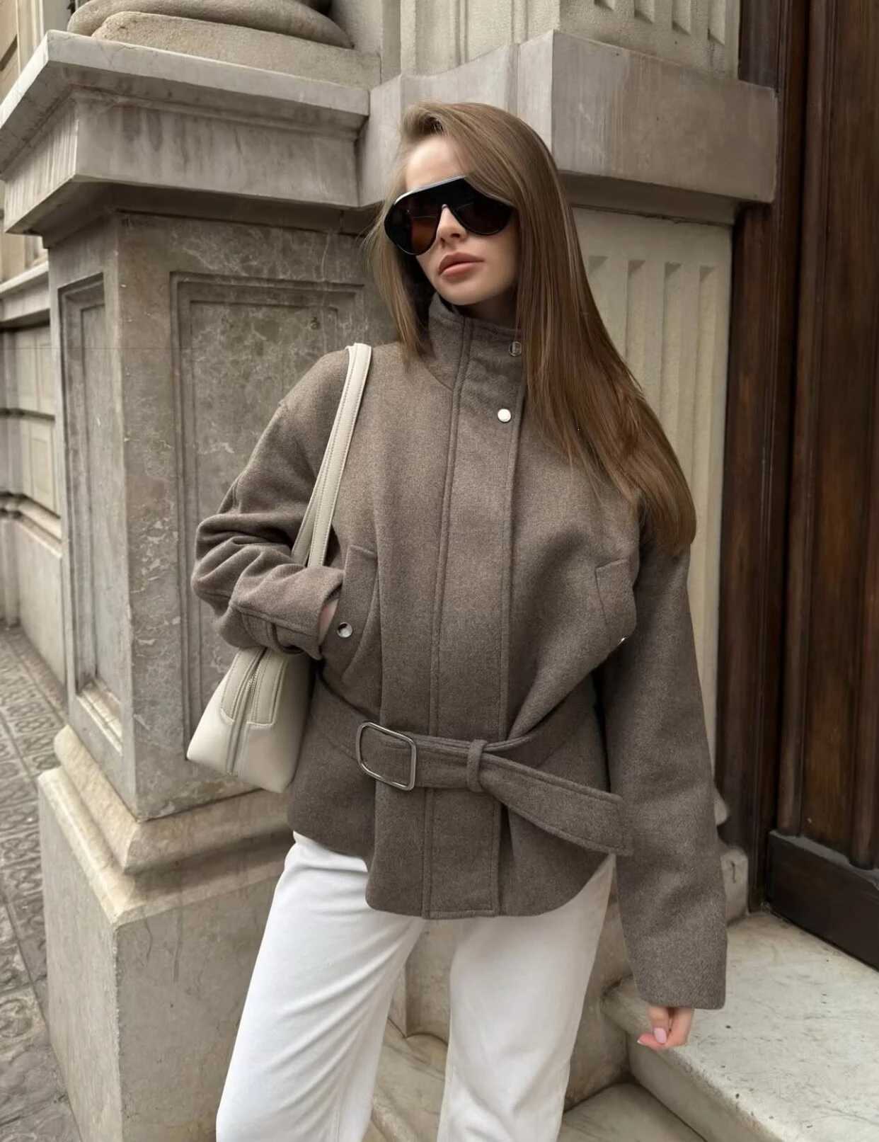 2026 Winter New Top Woolen Jacket Women's Fashion Style Coat Female Clothing S260923QTWL