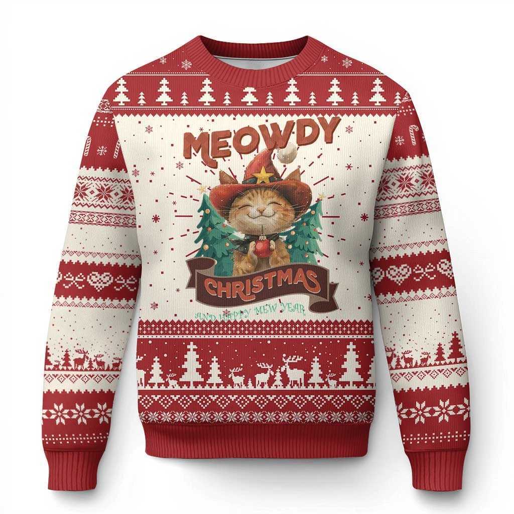 Women's Sweaters Cartoon Cat Christmas Tree Pattern 3D Printed Mens Ugly Christmas Sweater Winter Unisex Casual Warm Knitwear Pullover Women To