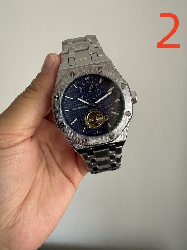Aude Wrist Watches for 2026 Mens Watches Tourbillon Four needles Automatic mechanical Watch High quality Top Luxury Brand Steel Strap Fashion design
