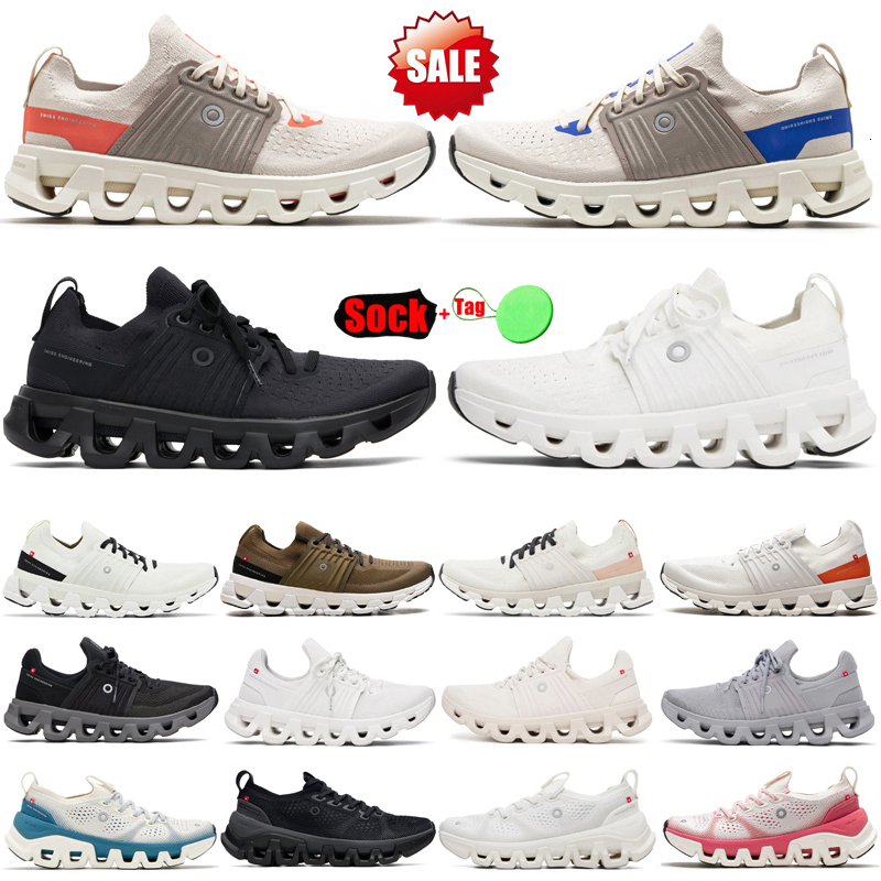 With Box Designer Running Shoes Mens Womens OC Cloudswifts 4 Amp X Tempo Sneakers Black Grey White Mesh Ultra-light Runner Breathable Trainers Daily