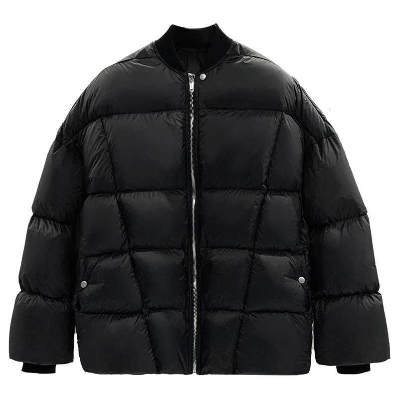 Down Parkas Owen Seak Men's Men Down Coats Jackets Gothic High Street Women Clothing Trench Oversized Winter Dust Windbreaker Black Snow Jacket