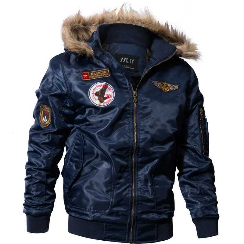 DIMUSI Parkas Men's Winter Down Men's Padded Coats Thick Thermal Cotton Parka Jacket Men Faux Fur Warm Hoodies Tactical Jackets Parks Homm