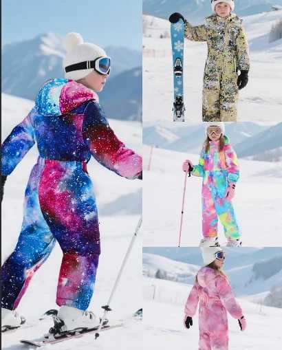 Clothing Sets New winter children's clothing for children aged 3-11 fashionable and warm mountaineering jumpsuit for both boys and girls X26092