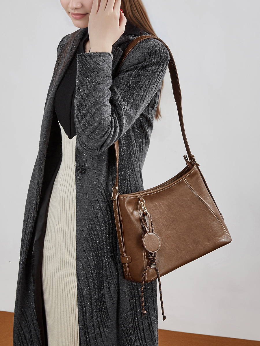 12AVLuxury Brand Fashion Women's Fashionable Printed Handbag Versatile And Elegant Single-Shoulder Crossbody For Middle Tote Bag Designer Bags