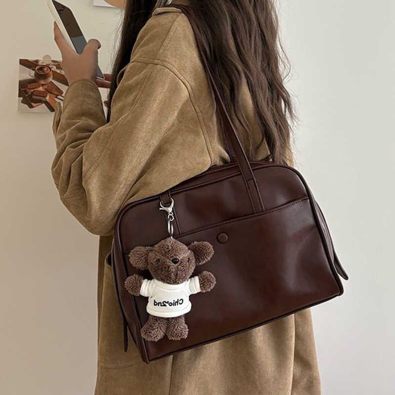 Cross Body 2026 Women New Vintage Shoulder Bags Lady Work Commute Large Capacity Handbag Female Korean Style Street fashion Tote Bag D260923