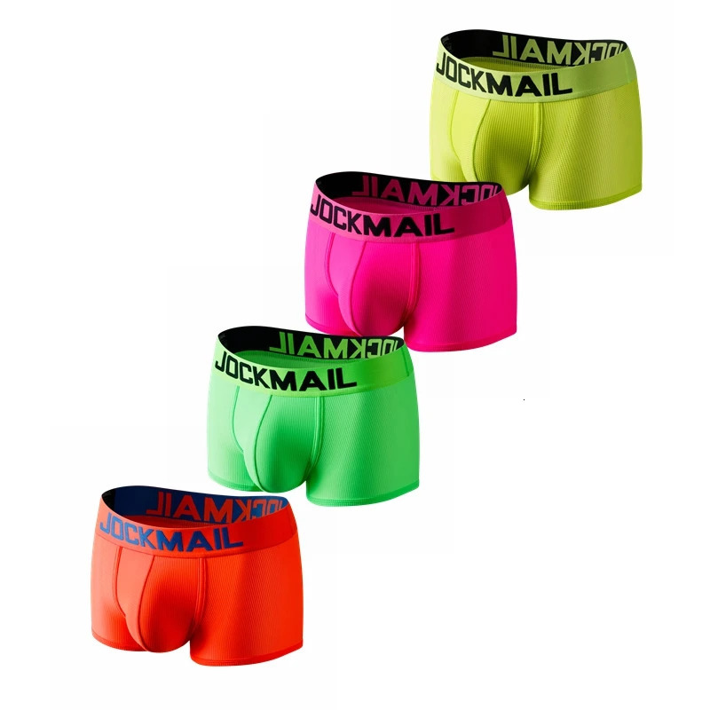 4pcs Mens Underwear Boxer Calzoncillos Briefs Mesh Soft Underpants Male Panties Pouch Shorts Ice Silk Swim Pants Short 260922