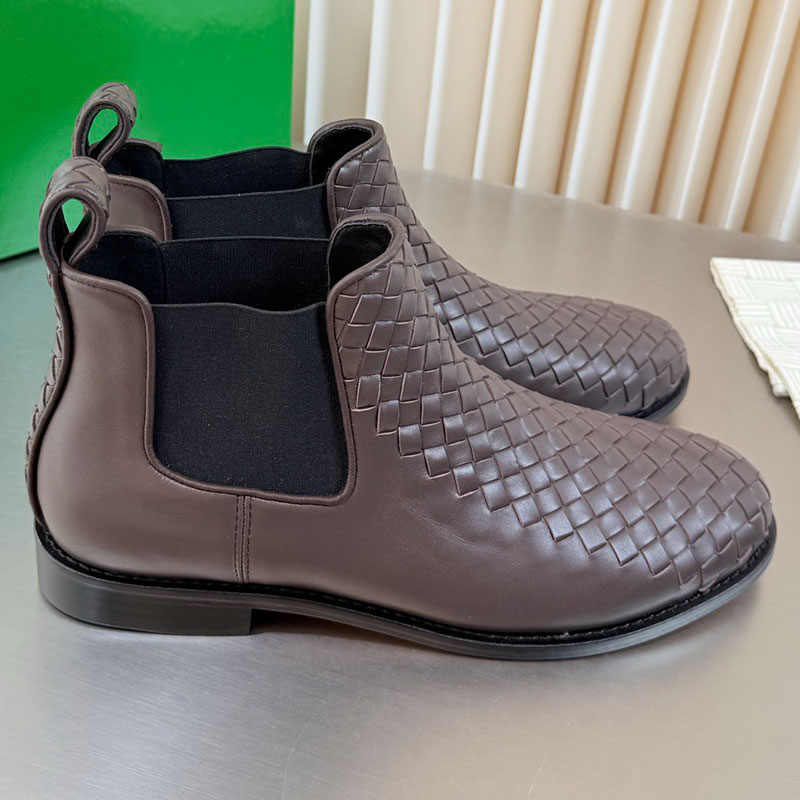 Cherry Ankle Boot designer autumn new boots luxury mens womens boots anti slip wear resistant leather outsole boots side elastic band boots classic