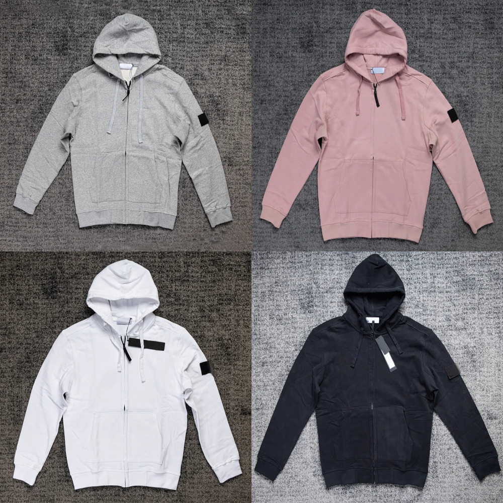 Topstoney hoodie Brand Designers Hoodies Armband Zip Cardigan Cotton Classic Sweatshirt Autumn Men's hoodie and women's jacket osland hood