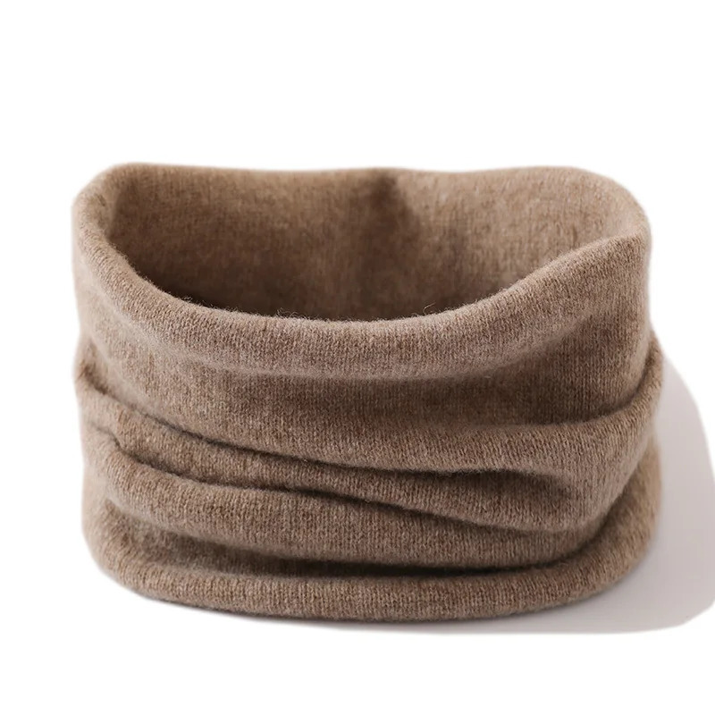 Winter Warm Neck Cover 100% Merino Wool Women's Solid Color Knit Neck Cover Ski Outdoor Warm Women's Small Neck Cover 260923