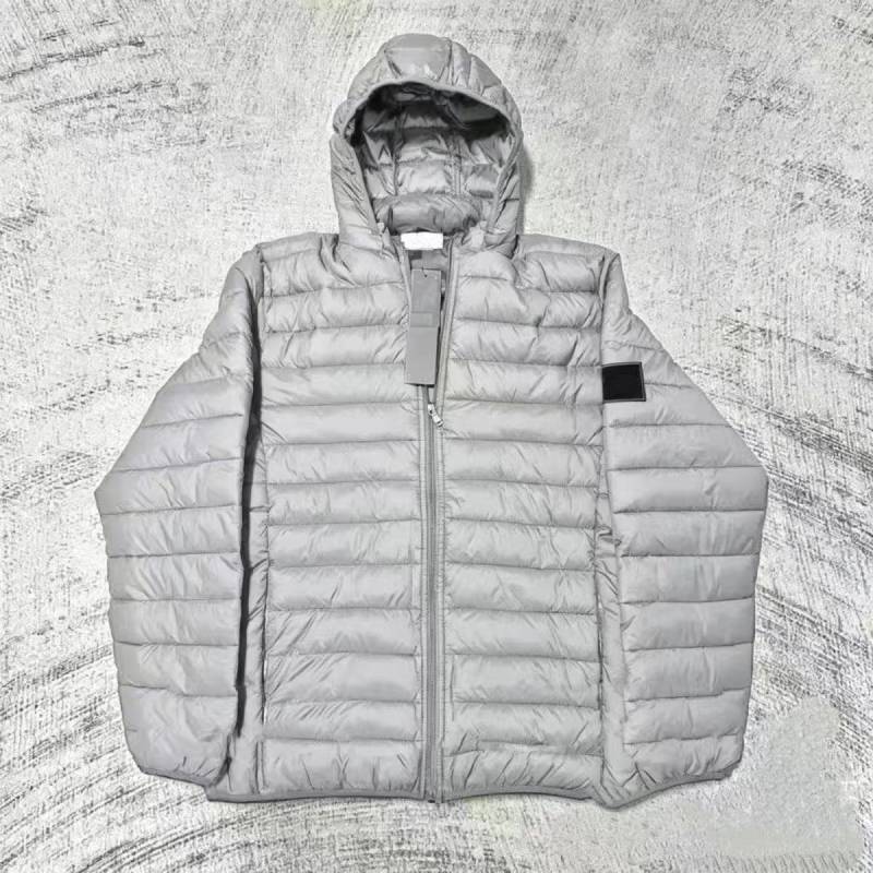 puffer winter men women warm windproof islandid down jacket material cople new fashion designer stones mens coat
