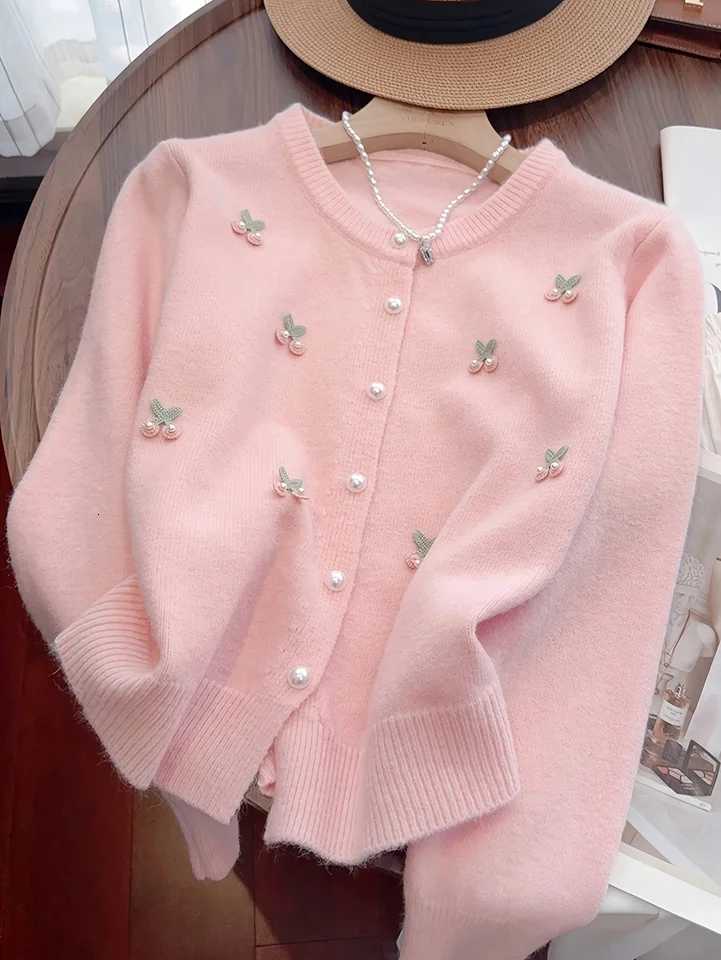 Women's Sweaters Women's Solid-Color Knit Cardigan Sweater for Spring and Fall H260923