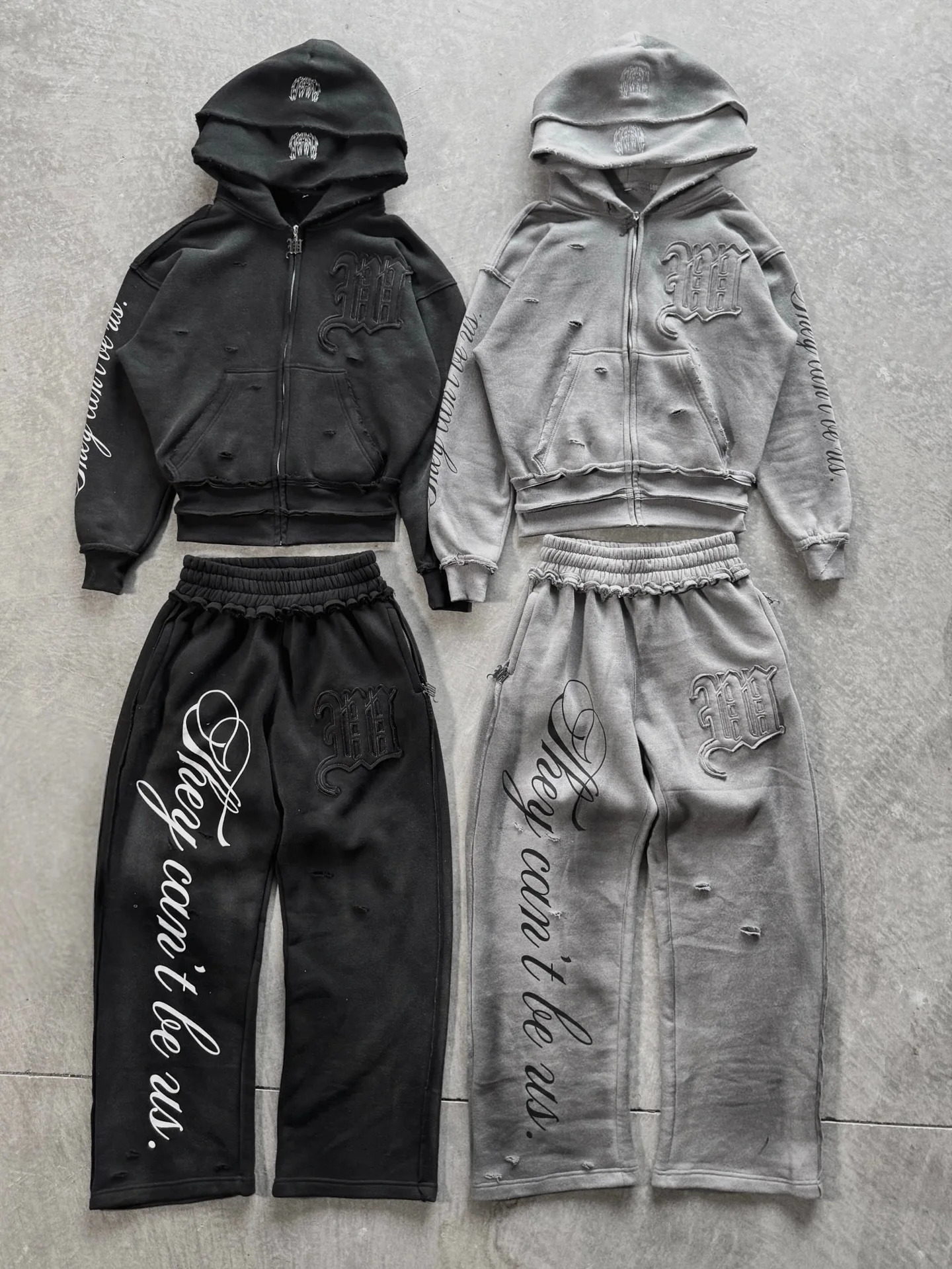 Y2K Harajuku Punk Gothic Loose Hooded Sweatshirt American Embroidered Patch Casual Double Hooded High Street Retro Sports Sui 260923
