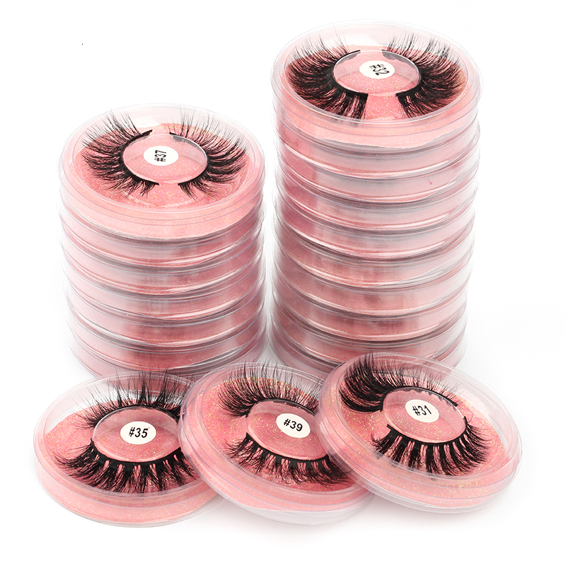YSDO 1 Pair 3D Mink Eyelashes Cruelty Free Makeup Dramatic False EyeLashes Fluffy Full Strip Thick Long Lashes Faux Cils W260923