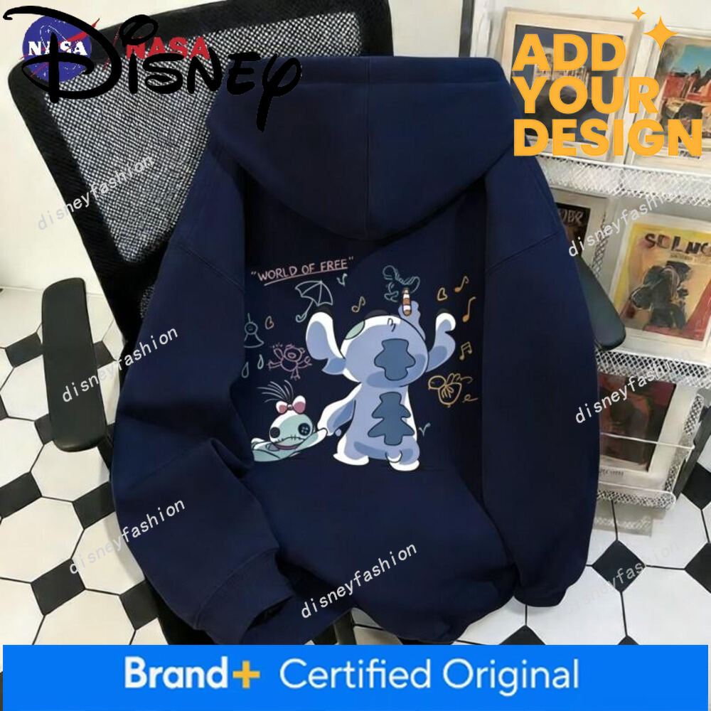 Sudadera con capucha con forro polar de invierno para parejas de marca compartida Nasa, ajuste holgado unisex, chaqueta de algodón pesado con puntad