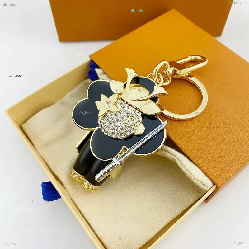 Designer Key Chain Fashion Keychain Classic Flowers Leather Keyrings for Women Llaveros Mens Luxury Bag Charm Keychains