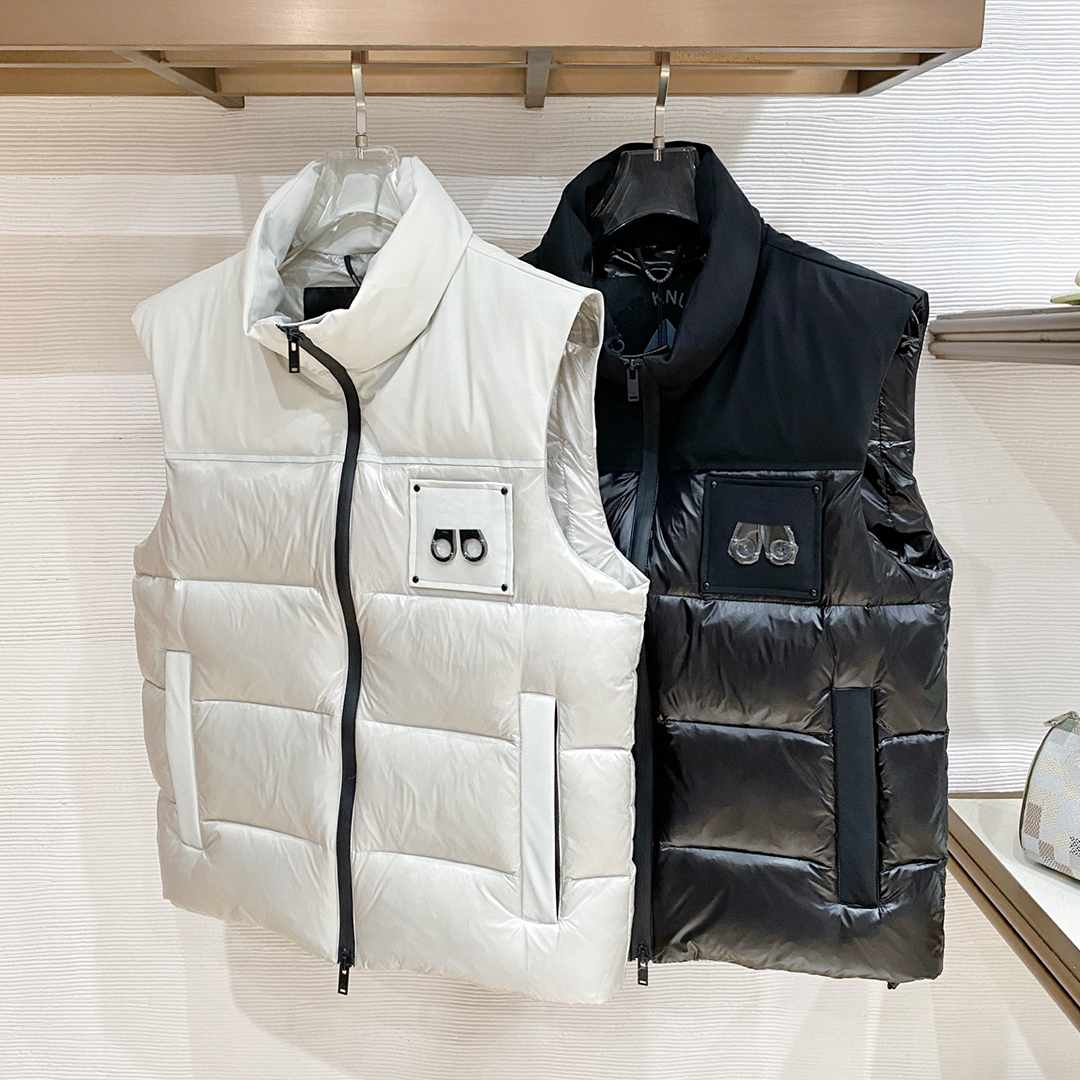 Vest luxury gilet designer vest 90% white duck down filling for autumn winter scissors jacket mens women vest Versatile style gilet christmas gift j