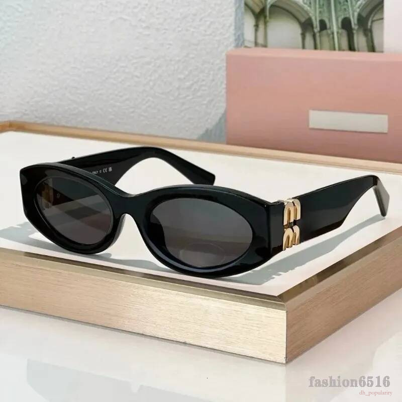 2026 Fashion for women oval woman designer sunglasses cat eye sun glasses men with box