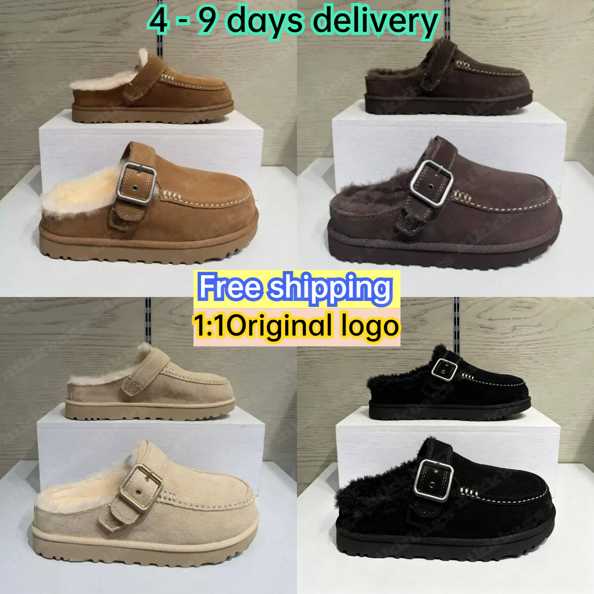 top designer boots womens platform booties winter boot snow Tasman Slippers Tazz mustard eed Chestnut Sand Fur Slides Sheepskin snow warm Bowtie Sli