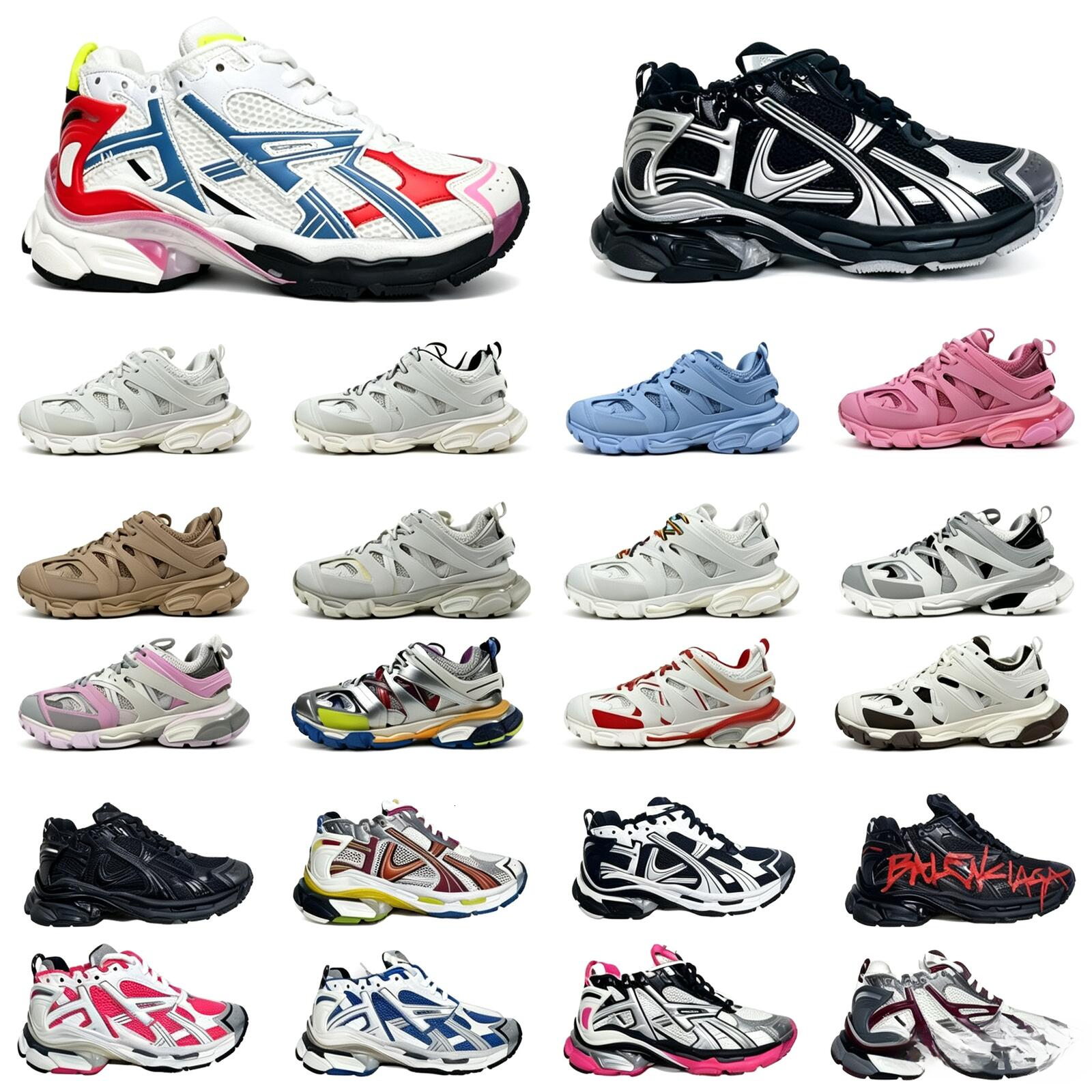 Brand Sneakers Track Runners 7 0 7 5 3 0 Designer Platform All Black white Multicolor Pink Blue Grey Ancien Daddy men women trainers Tennis Shoes X2