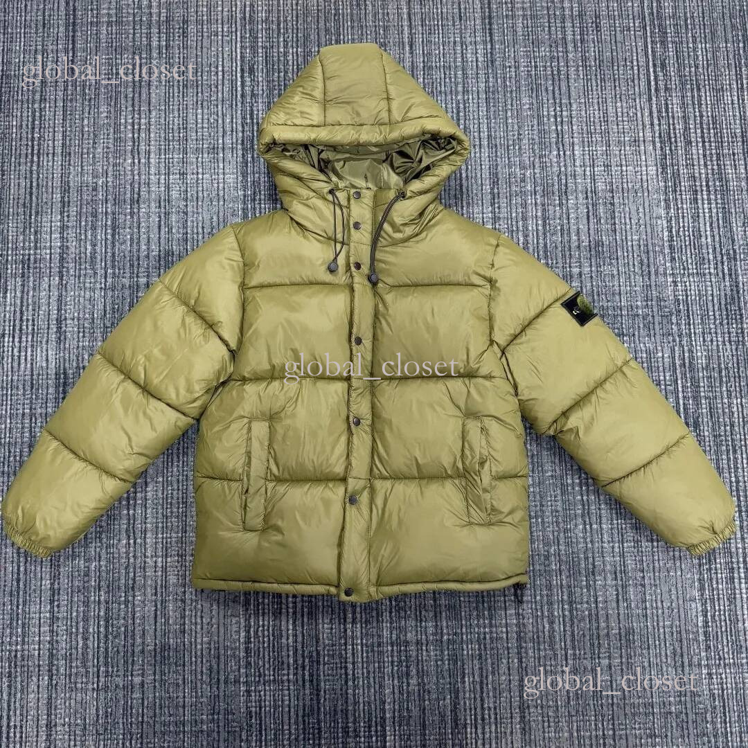 stone Jacket Topstoney Down Jacket Mens Fashion Jogging Puffer Jackets Womens Compass Badge Sweatshirts Vintage Pure Cotton Jumpers pull stone Jacke