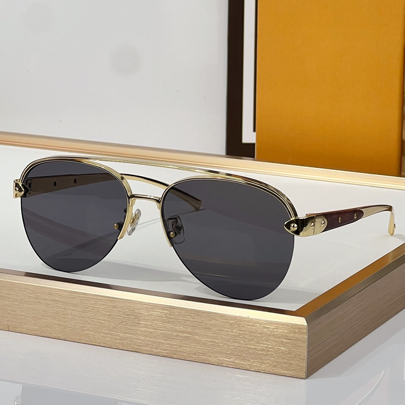 Female designer new pilot luxury sunglasses Z3423U fashionable metal frame sunglasses for men and women outdoor high end business glasses UV400 with
