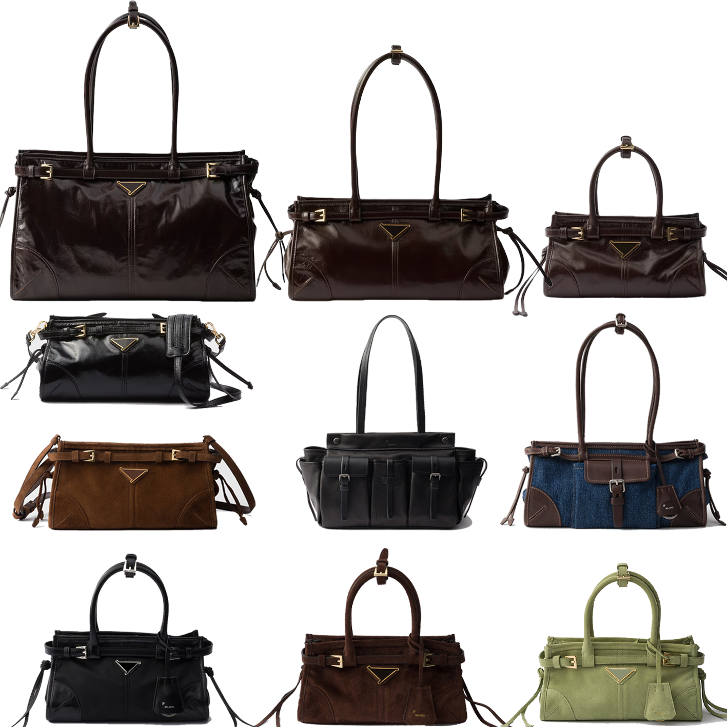 Designer handbag Luxury Bonnie baguette bag soft lux Womens leather Underarm Evening Bags crocodile grain high quality suede Shoulder Bag top handle