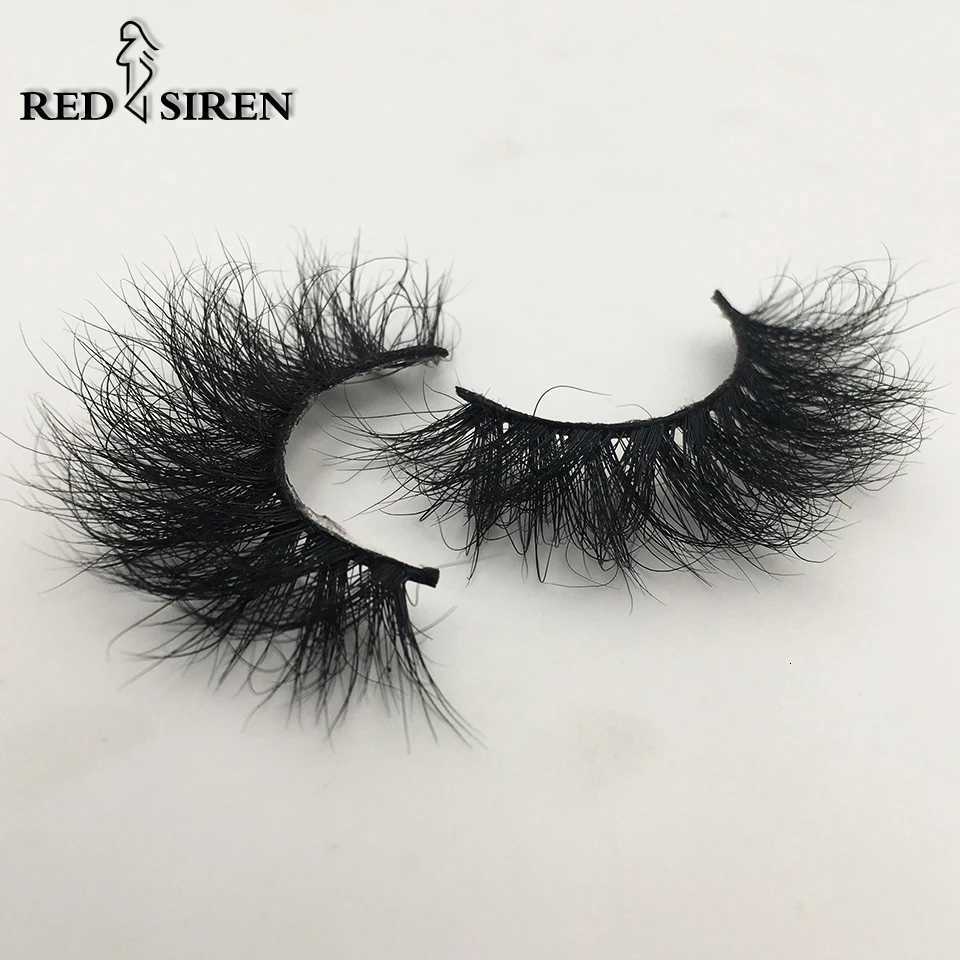 False Eyelashes RED SIREN Fluffy Eyelashes 10mm-18mm 3d Mink Eyelashes Handmade Soft Volume Natural Lashes Maquillaje Lash Vendors False Lashes X260