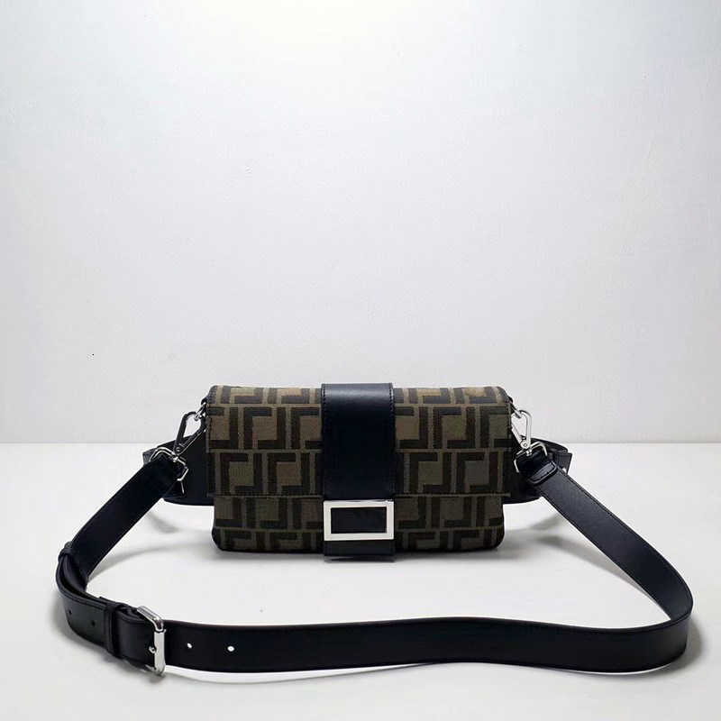 12A All-New Mirror Quality designer Trendy and versatile casual shoulder bag nylon baguette bag waist bag flap crossbody bag