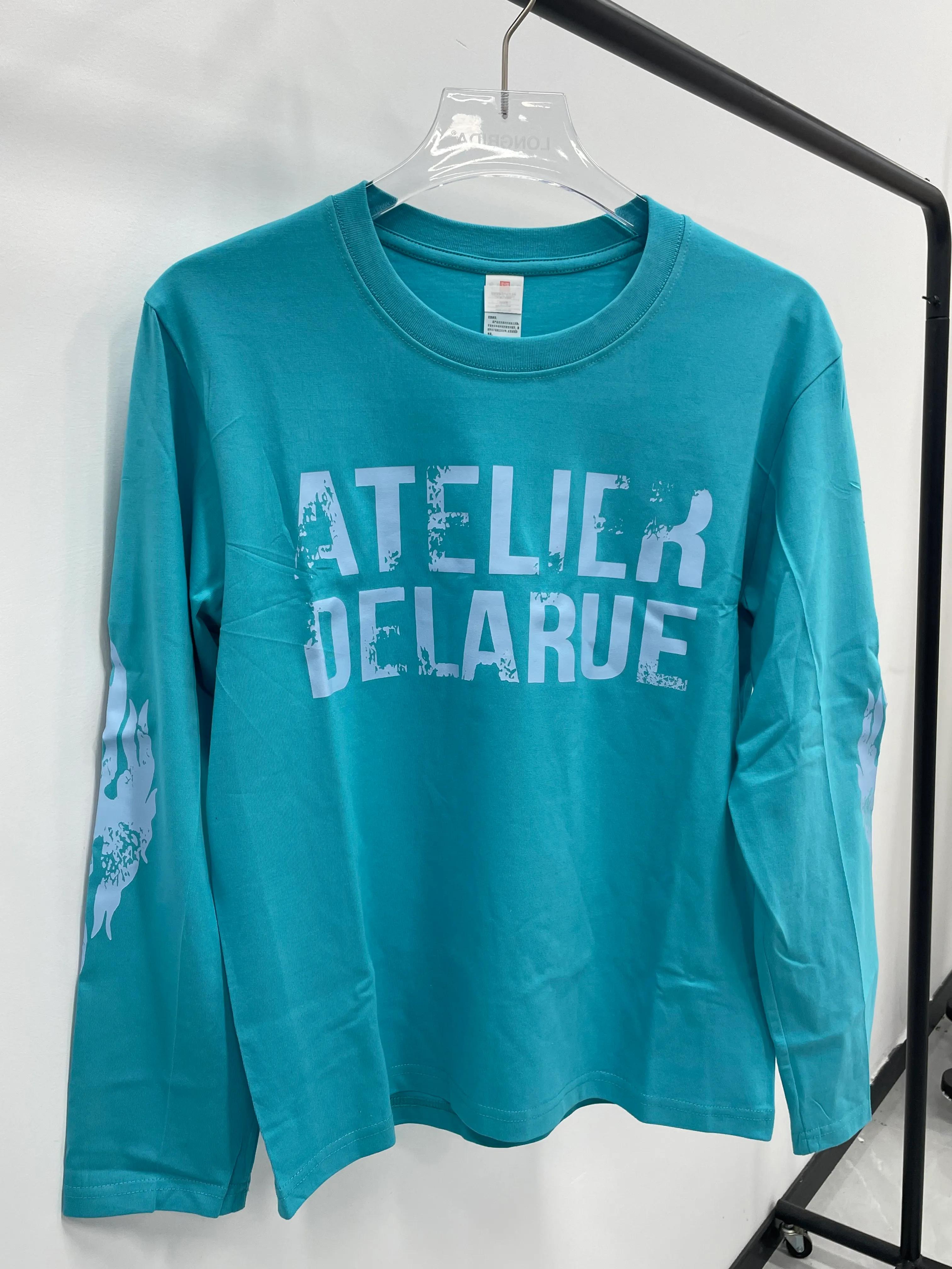T-shirt unisexe pour hommes, mode décontractée Y2K Harajuku, niche rétro, manches longues, imprimé flamme, lettre flamme, hauts couple, streetwea