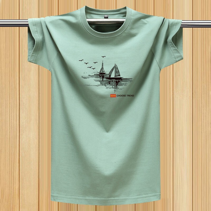 Wholesale short-sleeved T-shirts for men, loose fit, plus size, oversized, half-sleeve sweatshirts, men's summer clothing, Chinese style