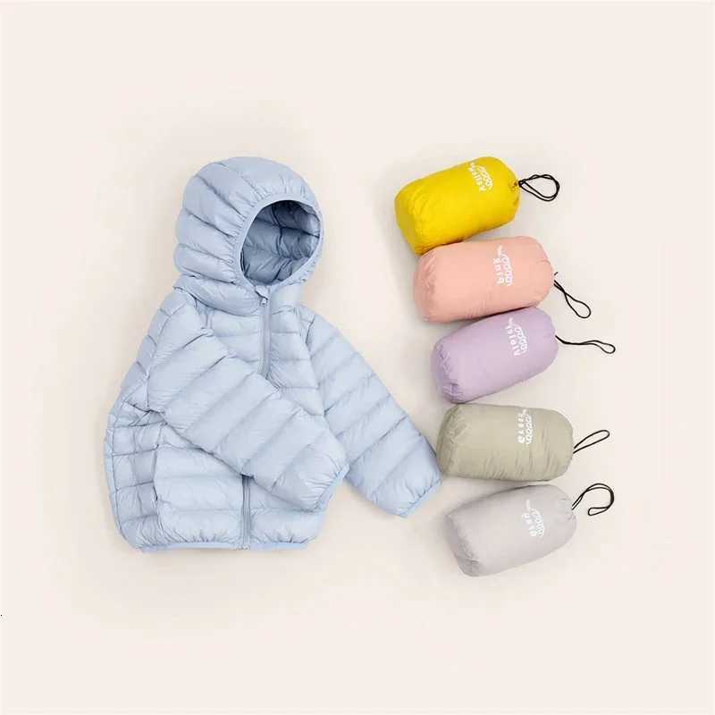 Clothing Sets 3-13Y Children White Duck Down Boys Jacket Thickened Kids Coat for Girl Winter 2022 New Casual Candy Color Warm Hooded Clothes X260922