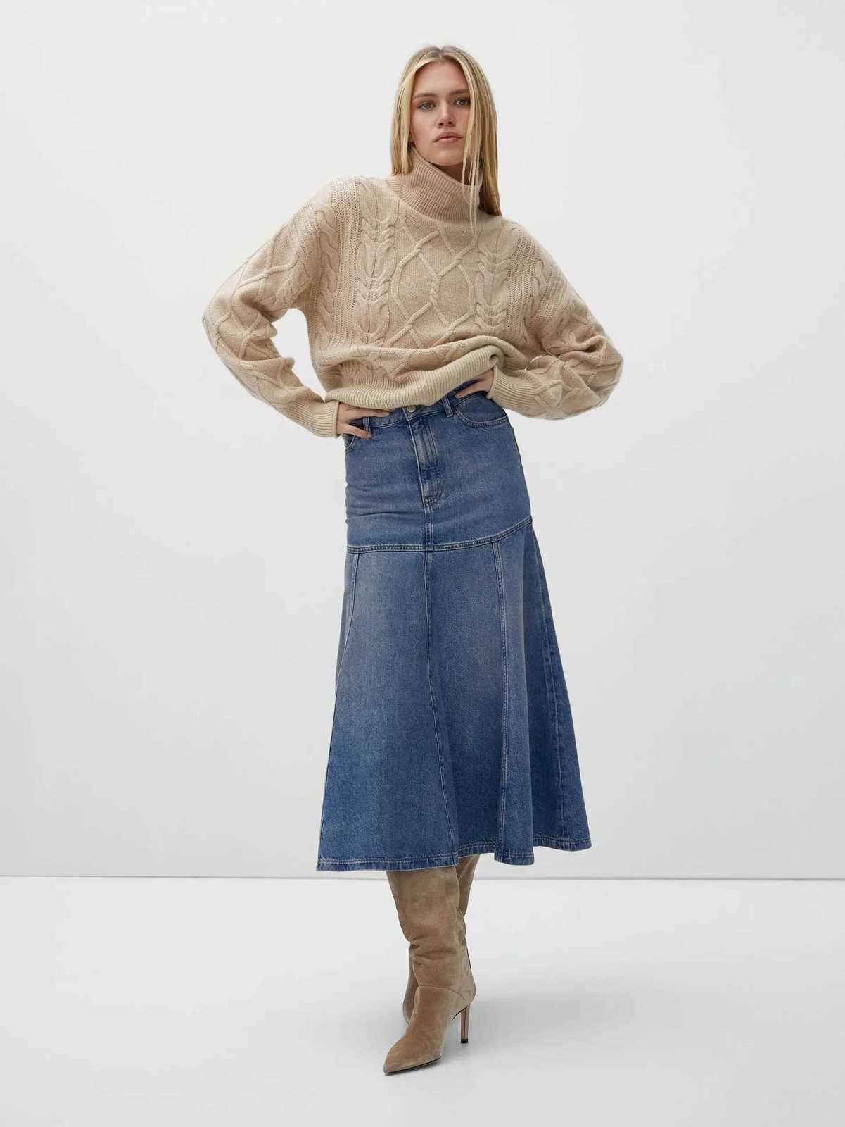 Women's Sweaters Ethereal Traf Md 2026 YAZHIMEI Autumn New Style of Women's Casual Fashion Turtleneck twisted wool blend sweater loose kni