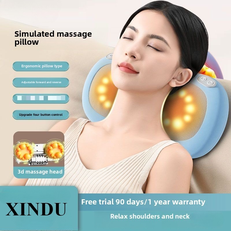 Manufacturer Direct Sales Shiatsu Pillow Home Car Use Multifunctional Massage Cushion For Neck Back Waist Body