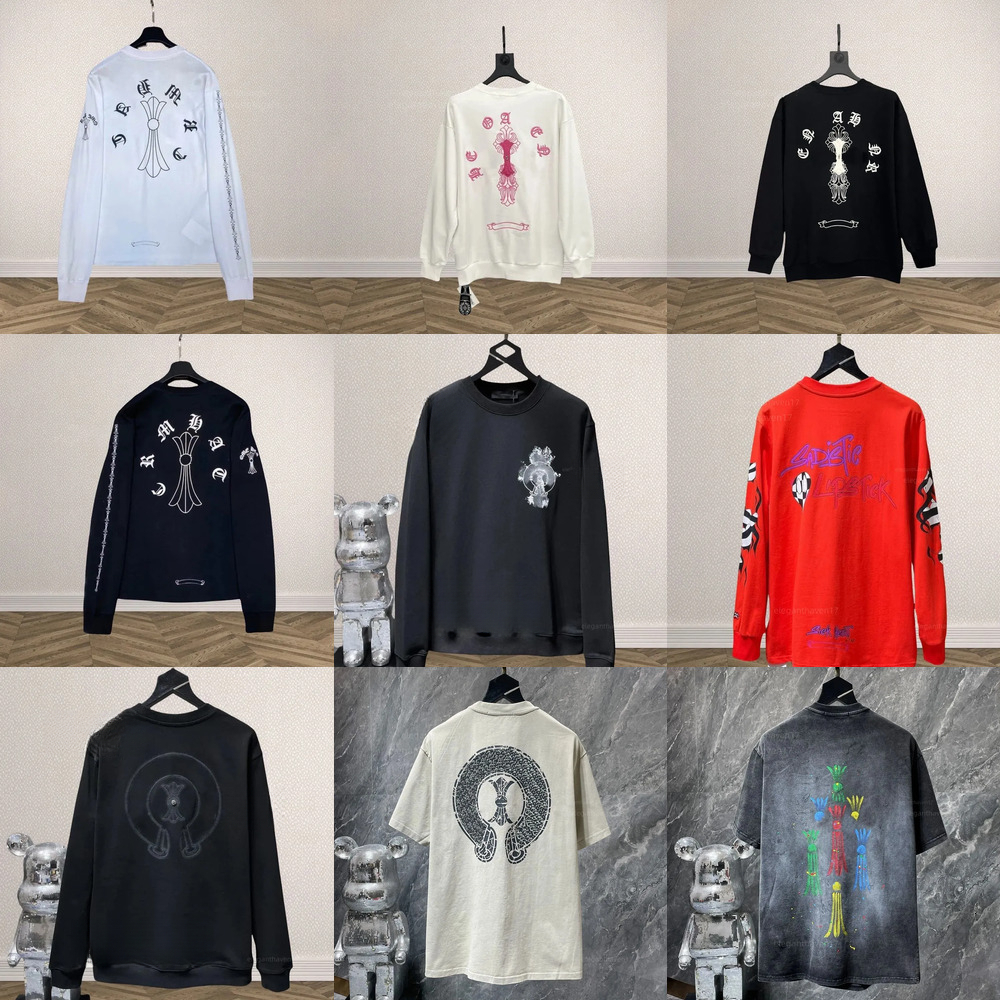 Chrome Shirt Designer T Shirt high quality Chrome Shirt Tee Street Cotton Tshirts Tee Shirt Luxe Pure Cotton Short Sleeve Casual Womensr ch long sle