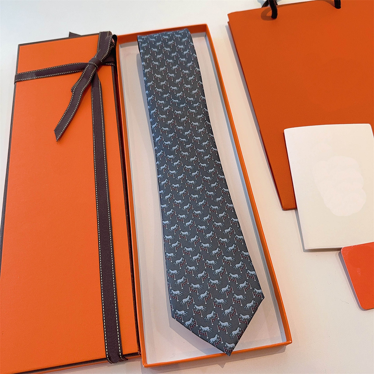 2026 Men designer tie fashion tie business tie with gift box, soft woven silk tie ideal groomsmen wedding party formal accessory