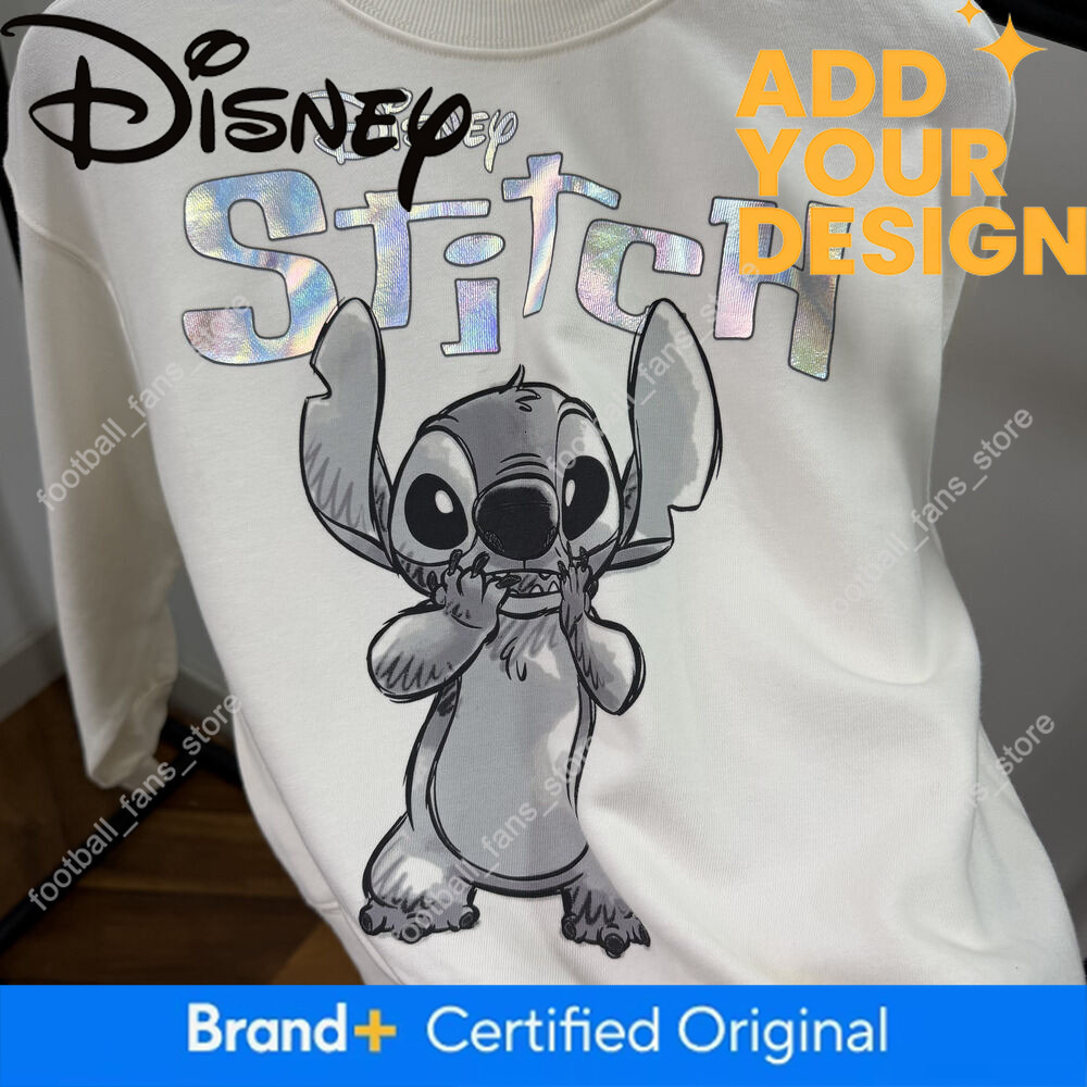 Girls' Cotton Sweatshirt with Stitch Print, Korean Style, Spring and Autumn, Loose Fit, for Older Children, Ins2026 7 e