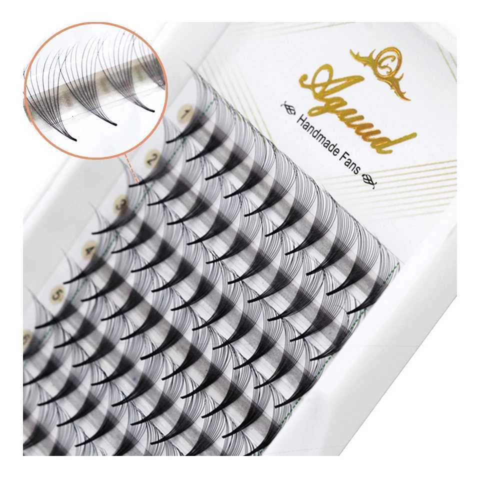 False Eyelashes AGUUD Pointy Base 3D to 16D Premade Volume Fans Eyelash Middle Stem Narrow Premade Faux Mink Russian Volume Lash Extension X260922