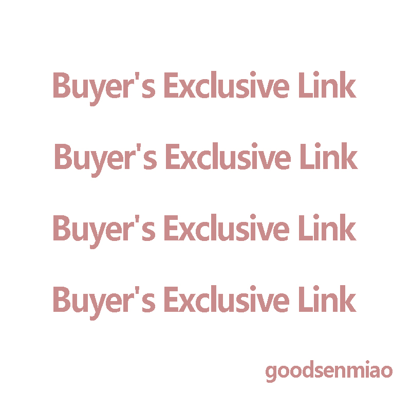 Custom Made Exclusive Payment Link for Order Reshipment and Item Replacement Service goodsenmiao