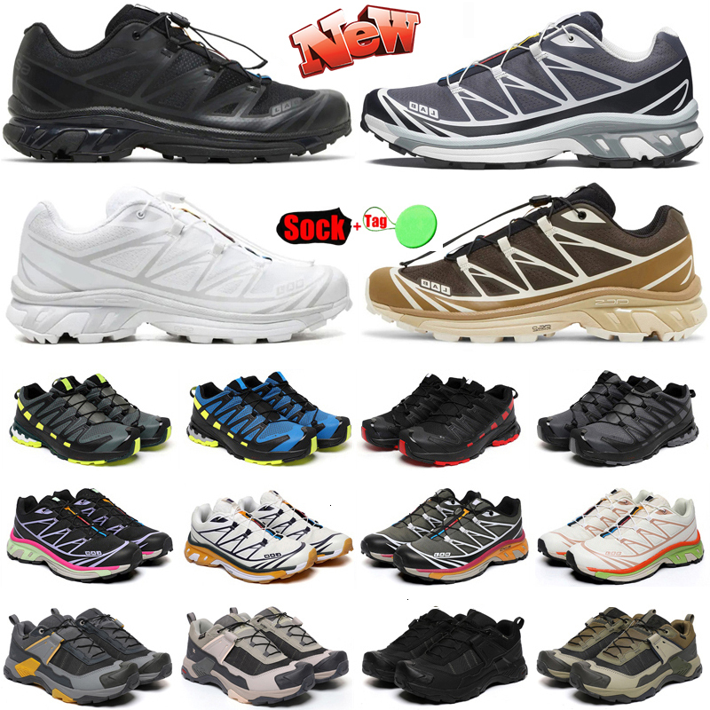 Designer Trail Running shoes Xt6 XA Pro 3D XT-6 ADV ULTRA 5 Mens Womens Sneakers Classic Triple Black White Silver Grey Brown Green Gold Sports Outd