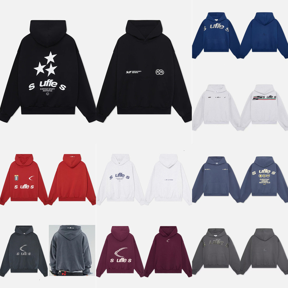 Mirror quality SCUFFFER Harajuku Mens Designer Hoodie Oversized Sweatshirt for Spring Autumn Fashion Outdoor Casual Wear Y2K Style Sizes S 2XL 3e f7