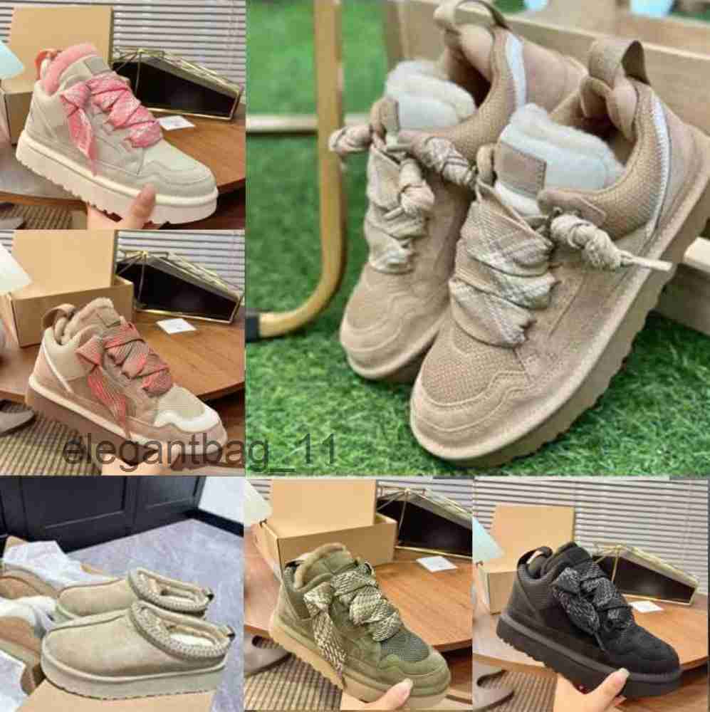 10A Lowmels Casual shoes Designer Boots snow boots Winter Shoes Sneakers Men Womens Sand Wool Sheepskin Suede LaceUp Trainers4
