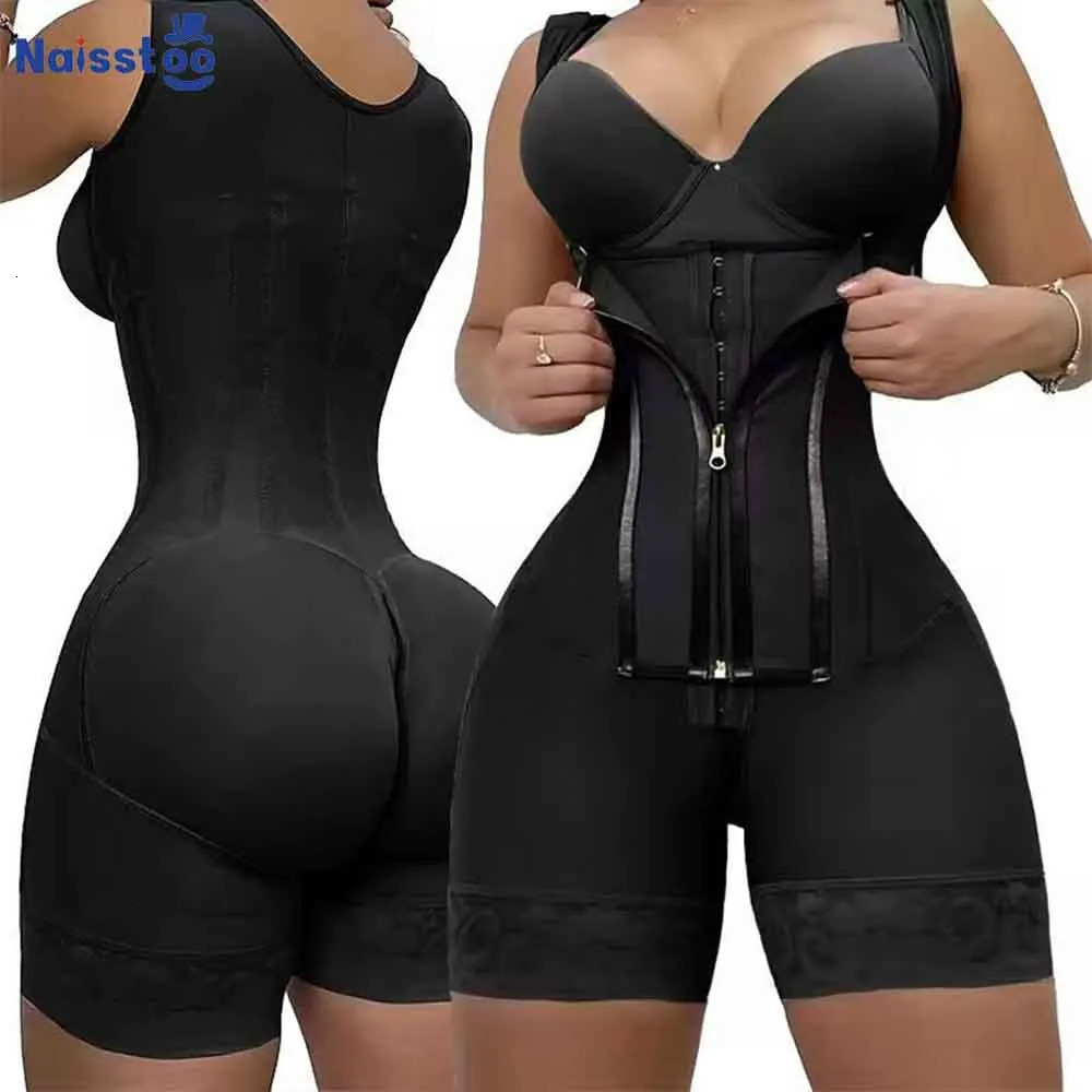 Fajas Colombianas Post Tummy Shapers Women Fully Body Shaper Waist Trainer Firm High Compression Shapewear Reducing and Shaping 260921