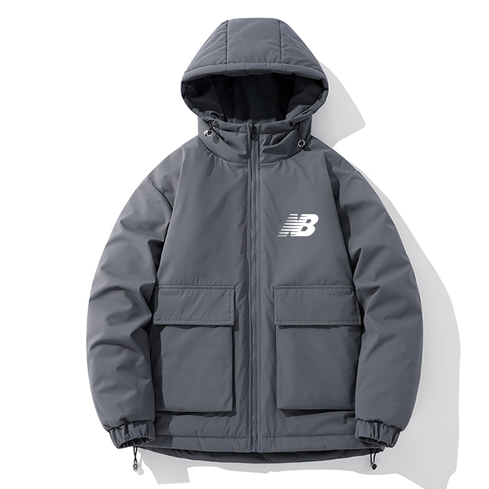 M-8XL Casual Winter Cotton Coats Hooded Fishing Jackets Men Fishing Clothes Thermal Outdoor Solid Fishing wear Thicken