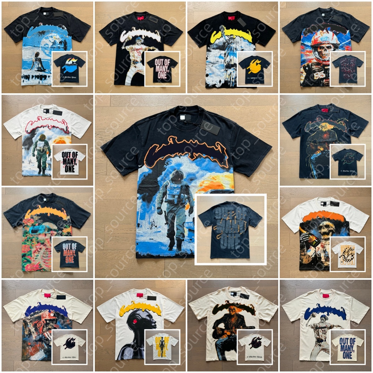 Designer Shirts long sleeve t shirt fashion classics graffiti letter graphic t shirt mens clothes loose hip hop rock womens short sleeve shirt