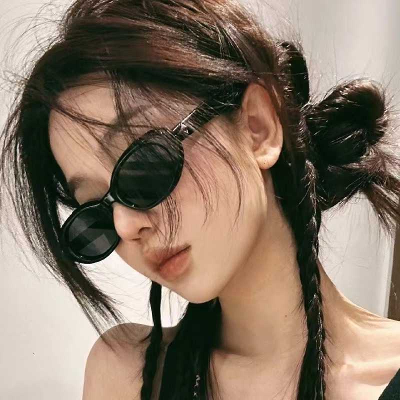 Frame Sunglasses Oval Sunglasses Women Retro Luxury Designer Man Fashion Glasses Black Small Sunshades For LadiesT260923