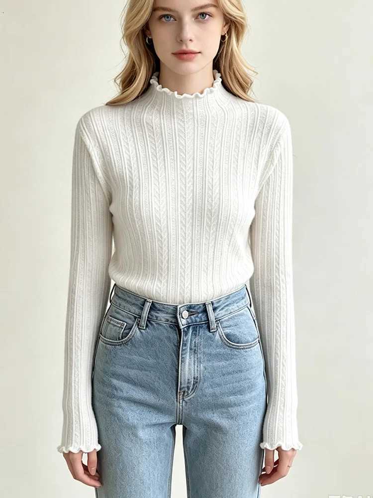 Women's Sweaters New Fashion Striped Thin Jumper Knitted Pullovers Sweaters Women Slim Chic Long Sleeve Sweaters Autumn Winter Knit Top Clothes