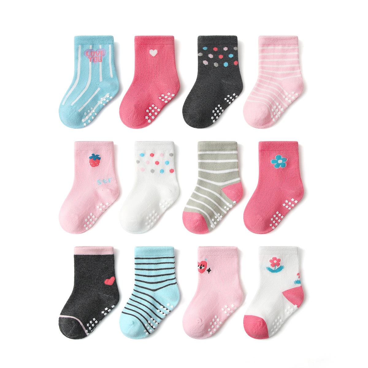 Many styles choose 1--7Years Children Socks Boy Girl Baby Fashion Cotton Solid Wild Soft Cozy Breathable Summer Kids Casual Mesh Socks