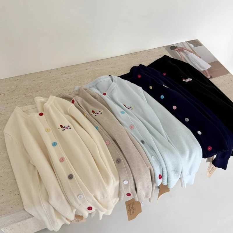 Women's Sweaters Sweet Elegant Embroidered Dachshund Colorful Button Knit Sweater 2026 Autumn Winter Women's Cardigan O-Flattering Youthfu