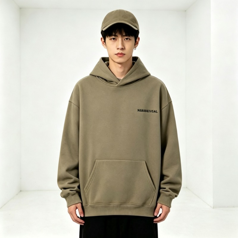 Fashion Designer Men's Hoodie Autumn/Winter Casual Set 3D Silicone Reflective Letter Oversized Sweatshirt Sport Loose Men's and Women'